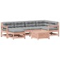 vidaXL Juego de muebles jardín 7 pzas y cojines madera abeto Douglas vidaXL Juego de muebles jardín 7 pzas y cojines madera abeto Douglas