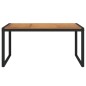 vidaXL Mesa de jardín con patas en U madera maciza acacia 160x80x75 cm vidaXL Mesa de jardín con patas en U madera maciza acacia 160x80x75 cm
