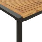 vidaXL Mesa de jardín con patas en U madera maciza acacia 160x80x75 cm vidaXL Mesa de jardín con patas en U madera maciza acacia 160x80x75 cm