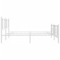 vidaXL Estructura cama metal con cabecero y pie cama blanco 183x213 cm vidaXL Estructura cama metal con cabecero y pie cama blanco 183x213 cm