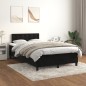 vidaXL Cama box spring con colchón terciopelo negro 120x190 cm vidaXL Cama box spring con colchón terciopelo negro 120x190 cm
