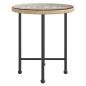 vidaXL Mesa de comedor de vidrio templado y acero 50 cm vidaXL Mesa de comedor de vidrio templado y acero 50 cm