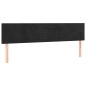 vidaXL Cama box spring con colchón terciopelo negro 120x190 cm