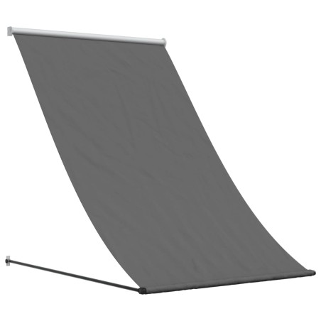 vidaXL Toldo retráctil de tela y acero gris antracita 150x150 cm
