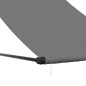 vidaXL Toldo retráctil de tela y acero gris antracita 150x150 cm