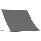 vidaXL Toldo retráctil de tela y acero gris antracita 250x150 cm