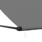 vidaXL Toldo retráctil de tela y acero gris antracita 250x150 cm