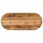 vidaXL Tablero de mesa ovalado madera maciza mango rugosa 110x50x3,8cm vidaXL Tablero de mesa ovalado madera maciza mango rugosa 110x50x3,8cm