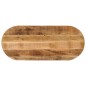 vidaXL Tablero de mesa ovalado madera maciza mango rugosa 120x60x3,8cm vidaXL Tablero de mesa ovalado madera maciza mango rugosa 120x60x3,8cm