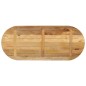 vidaXL Tablero de mesa ovalado madera maciza mango rugosa 120x60x3,8cm vidaXL Tablero de mesa ovalado madera maciza mango rugosa 120x60x3,8cm