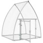 vidaXL Jaula para conejos acero galvanizado plateado 100x105x120 cm vidaXL Jaula para conejos acero galvanizado plateado 100x105x120 cm