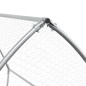 vidaXL Jaula para conejos acero galvanizado plateado 100x105x120 cm vidaXL Jaula para conejos acero galvanizado plateado 100x105x120 cm