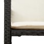 vidaXL Taburetes de cocina con cojines 2 uds ratán sintético negro vidaXL Taburetes de cocina con cojines 2 uds ratán sintético negro