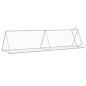 vidaXL Jaula para conejos acero galvanizado plateado 400x105x91 cm vidaXL Jaula para conejos acero galvanizado plateado 400x105x91 cm