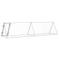 vidaXL Jaula para conejos acero galvanizado plateado 400x105x91 cm vidaXL Jaula para conejos acero galvanizado plateado 400x105x91 cm