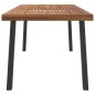 vidaXL Mesa de jardín madera maciza de acacia 150x90x75 cm vidaXL Mesa de jardín madera maciza de acacia 150x90x75 cm