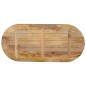 vidaXL Tablero de mesa ovalado madera maciza de mango 140x50x2,5 cm vidaXL Tablero de mesa ovalado madera maciza de mango 140x50x2,5 cm