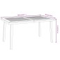 vidaXL Mesa de jardín madera maciza de acacia 150x90x75 cm vidaXL Mesa de jardín madera maciza de acacia 150x90x75 cm