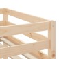 vidaXL Cama alta para niños con túnel madera pino rosa 90x200 cm