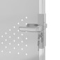 vidaXL Puerta de jardín de acero inoxidable 100x180 cm vidaXL Puerta de jardín de acero inoxidable 100x180 cm