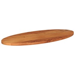vidaXL Tablero de mesa ovalado madera maciza de acacia 100x40x3,8 cm