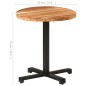 vidaXL Mesa de bistró redonda madera maciza de mango Ø70x75 cm vidaXL Mesa de bistró redonda madera maciza de mango Ø70x75 cm