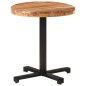 vidaXL Mesa de bistró redonda madera maciza de mango Ø70x75 cm vidaXL Mesa de bistró redonda madera maciza de mango Ø70x75 cm