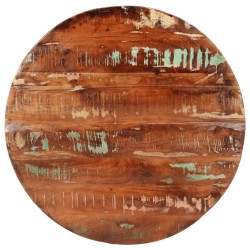 vidaXL Tablero de mesa redondo madera maciza reciclada Ø 80x3,8 cm