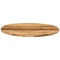 vidaXL Tablero de mesa redondo madera maciza mango rugosa Ø 80x1,5 cm vidaXL Tablero de mesa redondo madera maciza mango rugosa Ø 80x1,5 cm