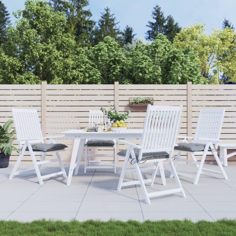 vidaXL Cojines de silla de jardín 4 uds tela Oxford gris 50x50x7 cm vidaXL Cojines de silla de jardín 4 uds tela Oxford gris 50x50x7 cm