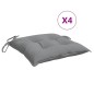 vidaXL Cojines de silla de jardín 4 uds tela Oxford gris 50x50x7 cm vidaXL Cojines de silla de jardín 4 uds tela Oxford gris 50x50x7 cm
