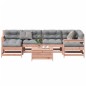 vidaXL Juego de muebles jardín 7 pzas y cojines madera abeto Douglas vidaXL Juego de muebles jardín 7 pzas y cojines madera abeto Douglas