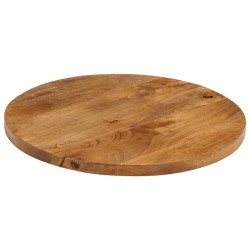 vidaXL Tablero de mesa redondo madera maciza de mango Ø 40x3,8 cm