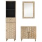 vidaXL Conjunto de muebles de baño 3 piezas madera maciza de mango vidaXL Conjunto de muebles de baño 3 piezas madera maciza de mango