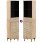 vidaXL Conjunto de muebles de baño 3 piezas madera maciza de mango vidaXL Conjunto de muebles de baño 3 piezas madera maciza de mango