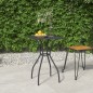 vidaXL Mesa de jardín de malla de acero gris antracita 50x50x72 cm vidaXL Mesa de jardín de malla de acero gris antracita 50x50x72 cm