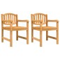 vidaXL Juego de comedor para jardín 5 piezas madera maciza de teca vidaXL Juego de comedor para jardín 5 piezas madera maciza de teca