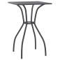 vidaXL Mesa de jardín de malla de acero gris antracita 50x50x72 cm vidaXL Mesa de jardín de malla de acero gris antracita 50x50x72 cm