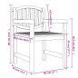 vidaXL Juego de comedor para jardín 5 piezas madera maciza de teca vidaXL Juego de comedor para jardín 5 piezas madera maciza de teca