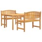 vidaXL Juego de comedor para jardín 3 pzas madera maciza de teca vidaXL Juego de comedor para jardín 3 pzas madera maciza de teca