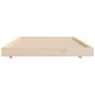 vidaXL Estructura de cama madera maciza de pino 90x190 cm vidaXL Estructura de cama madera maciza de pino 90x190 cm