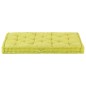 vidaXL Cojín para palés algodón verde 120x40x7 cm vidaXL Cojín para palés algodón verde 120x40x7 cm