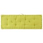 vidaXL Cojín para palés algodón verde 120x40x7 cm vidaXL Cojín para palés algodón verde 120x40x7 cm