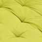 vidaXL Cojín para palés algodón verde 120x40x7 cm vidaXL Cojín para palés algodón verde 120x40x7 cm