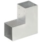 vidaXL Conector de postes en forma de L metal galvanizado 91x91 mm vidaXL Conector de postes en forma de L metal galvanizado 91x91 mm