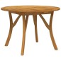 vidaXL Mesa de jardín madera maciza de acacia Ø110 cm vidaXL Mesa de jardín madera maciza de acacia Ø110 cm