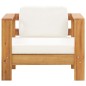 vidaXL Muebles de jardín 4 pzas con cojines madera maciza acacia crema vidaXL Muebles de jardín 4 pzas con cojines madera maciza acacia crema
