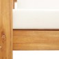 vidaXL Muebles de jardín 4 pzas con cojines madera maciza acacia crema vidaXL Muebles de jardín 4 pzas con cojines madera maciza acacia crema