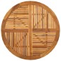 vidaXL Mesa de jardín madera maciza de acacia Ø110 cm vidaXL Mesa de jardín madera maciza de acacia Ø110 cm