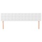 vidaXL Cabeceros 2 unidades de cuero sintético blanco 80x5x78/88 cm vidaXL Cabeceros 2 unidades de cuero sintético blanco 80x5x78/88 cm